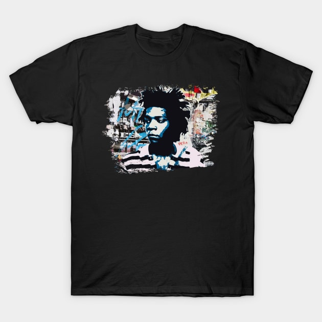 Basquiat Art - Urban Style T-Shirt by podni cheear